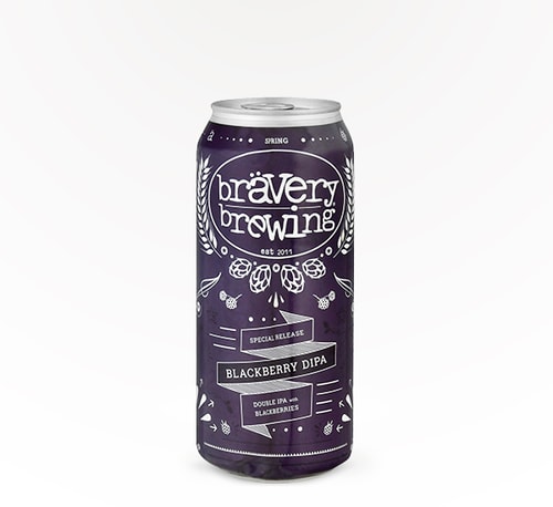 Bravery Brewing Blackberry Double IPA 16oz (Can)