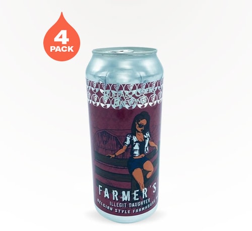 Buffalo Creek Brewing Farmer's Illegit Daughter Belgian Farmhouse Ale 4 Pack (16oz)