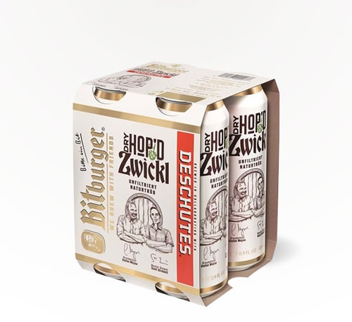 Bitburger x Deschutes Brewery Dry Hop'd Zwickl Lager 4 Pack (16oz)