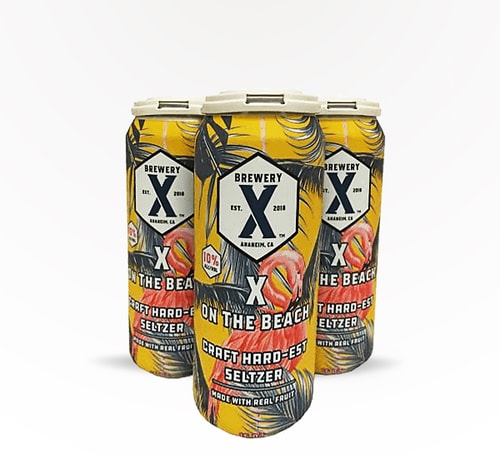 Brewery X X on the Beach Hard-est Seltzer 4 Pack (16oz)