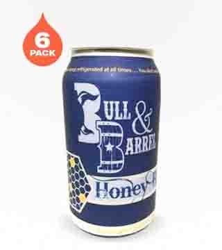 Bull and Barrel Brew Honey Blueberry Fruit Beer 6 Cans (12oz)
