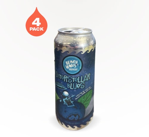 Beach Haus Brewery Interstellar Blues IPA 4 Pack 16oz