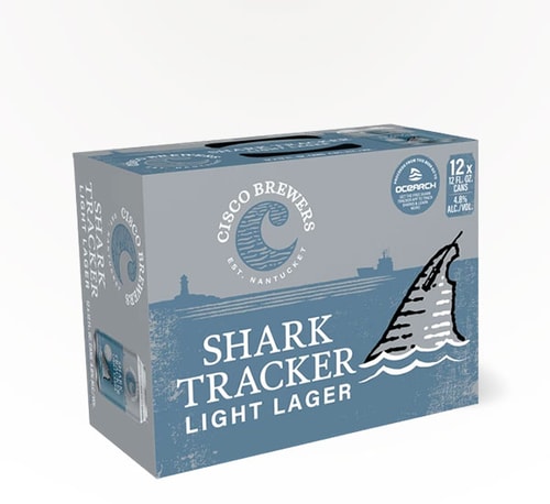 Cisco Brewers Shark Tracker Light Lager 12 Cans (12oz)