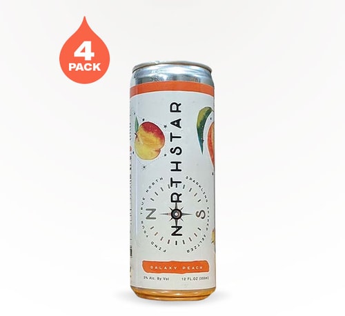Connecticut Valley Brewing Northstar Peach Hard Seltzer 4 Cans 12oz