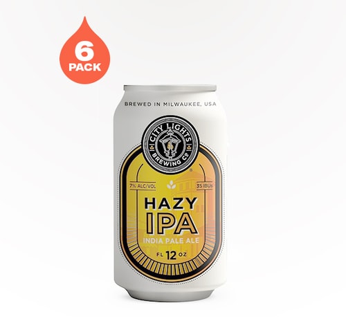 City Lights Brewing Hazy IPA 6 Cans (12oz)