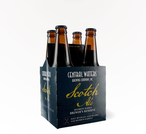 Central Waters Brewing Bourbon Barrel Scotch Ale 4 Bottles (12oz)
