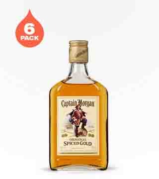Captain Morgan Gold Spiced Rum 6 Bottles 12 oz