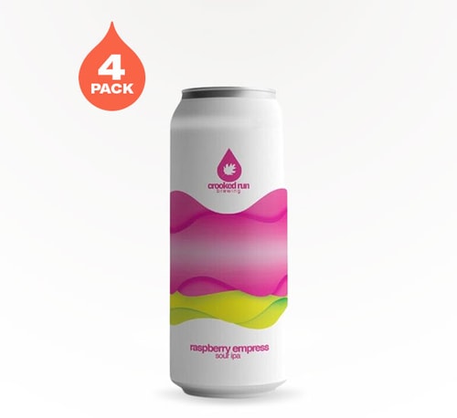 Crooked Run Brewing Raspberry Empress Sour Ale 4 Pack 16oz