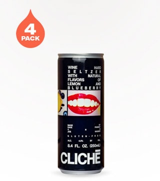 Clichē Lemon and Blueberry 4 Cans 8.4 oz