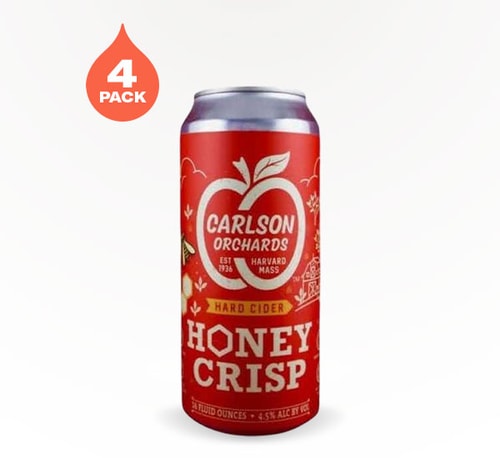 Carlson Orchards Honey Crisp Cider 4 Cans (12oz)