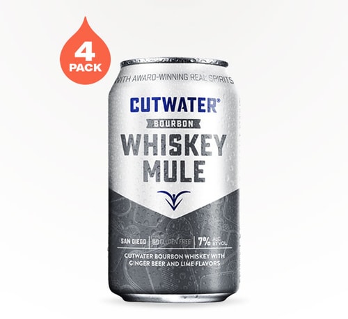 Cutwater Cocktails Whiskey Mule 4 Cans (12oz)