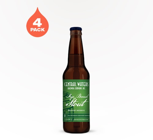 Central Waters Brewing Rye Barrel Stout 4 Bottles (12oz)