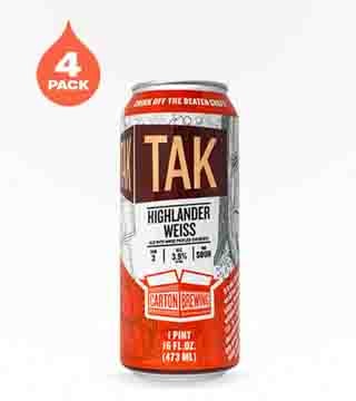 Carton Brewing Tak Highlands Sour Ale 4 Cans 16 oz