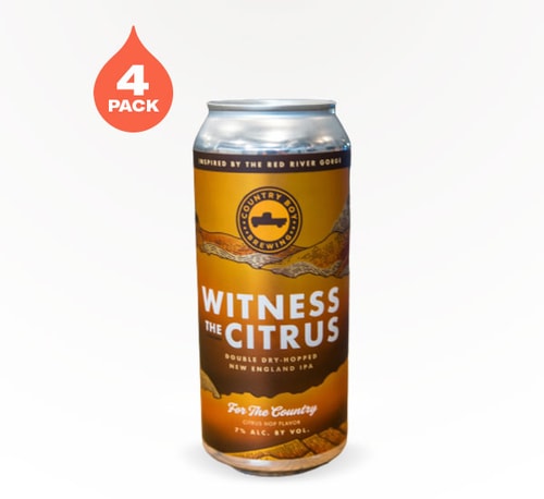 Country Boy Brewing Witness the Citrus New England IPA 4 Pack (16oz)