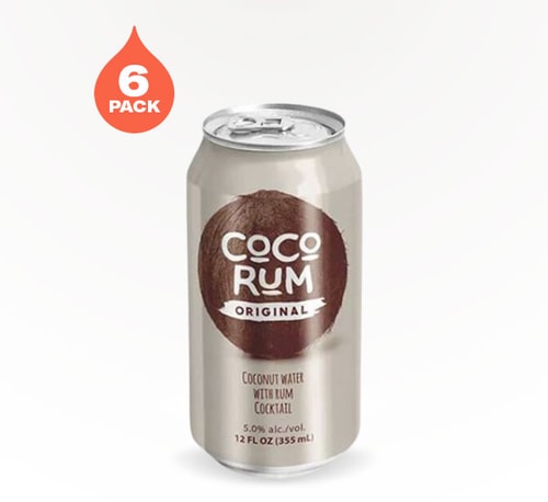 CoCo Original Rum with Coconut Water 6 Cans (12oz)