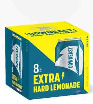 Downeast Cider Extra Hard Lemonade 4 Cans 12 oz