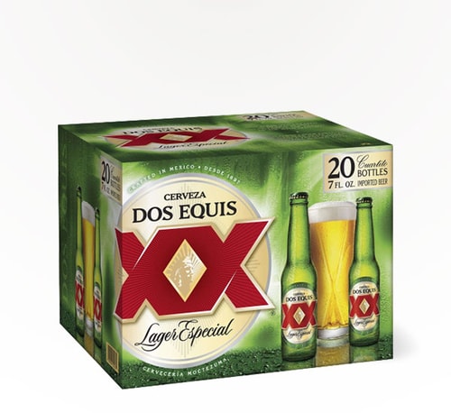 Dos Equis Mexican Lager Especial 20 Bottles 7 oz