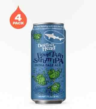 Dogfish Head Brewery Liquid Truth Serum IPA 4 Cans 16 oz