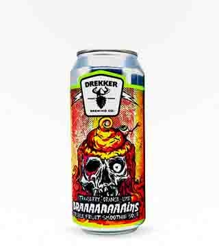 Drekker Brewing Braaaaaaaains Strawberry Orange Lime Double Fruit Smoothie Sour 16oz (Can)