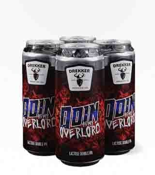 Drekker Brewing Odin Is My Overlord Double IPA 4 Cans 16 oz