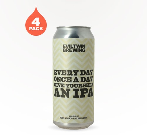 Evil Twin Brewing Every Day, Once A Day, Give Yourself An IPA 4 Pack (16oz)
