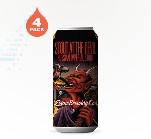 Evans Brewing Stout at the Devil Russian Imperial Stout 4 Pack (16oz)