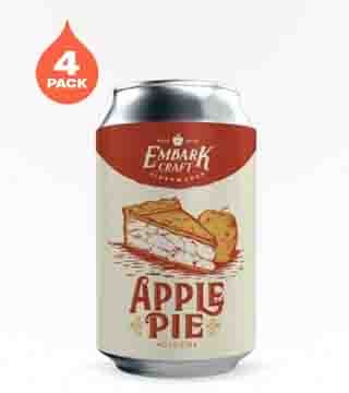 Embark Craft Ciderworks Apple Pie 4 Cans 12 oz