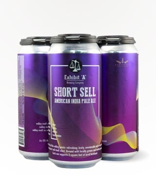 Exhibit 'A' Brewing Short Sell IPA 4 Cans 16 oz