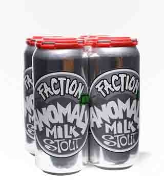 Faction Brewing Anomaly Milk Stout 4 Cans 16 oz