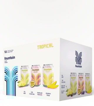 Fountain Hard Seltzer Tropical Variety Pack 12 Cans 12 oz
