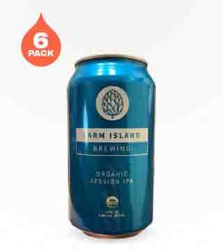 Farm Island Brewing Organic Session IPA 6 Cans (12oz)