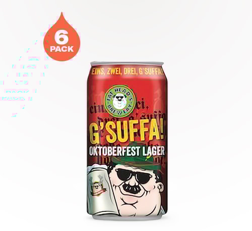 Fat Head's Brewery G'Suffa Oktoberfest Lager 6 Cans 12oz