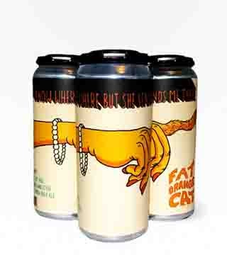 Fat Orange Cat Brew I Don't Know Where But She Sends Me There IPA 4 Cans 16 oz