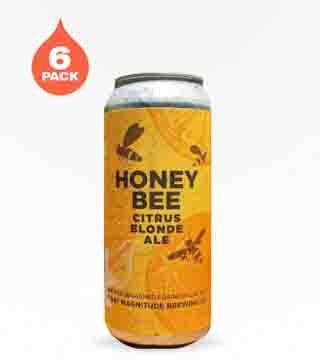 First Magnitude Brewing Honey Bee Citrus Blonde Ale 6 Cans (12oz)
