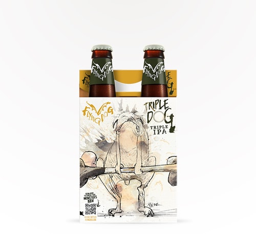 Flying Dog Brewery Triple Dog Triple IPA 4 Bottles (12oz)
