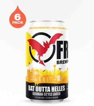 Freetail Brewing Bat Outta Helles Lager 6 Cans (12oz)