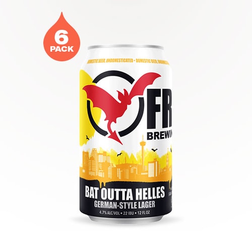 Freetail Brewing Bat Outta Helles Lager 6 Cans (12oz)