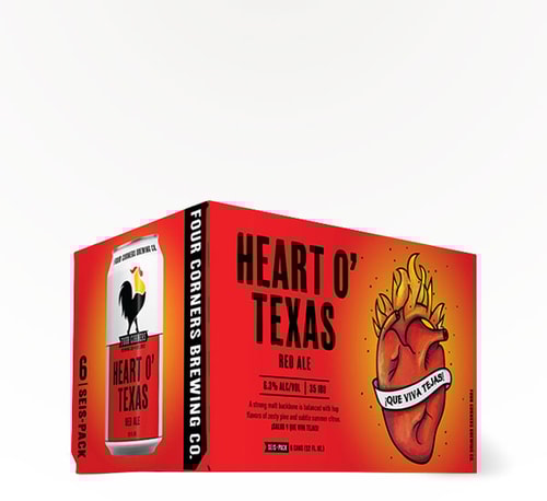 Four Corners Brewing Heart of Texas Red Ale 6 Cans (12oz)