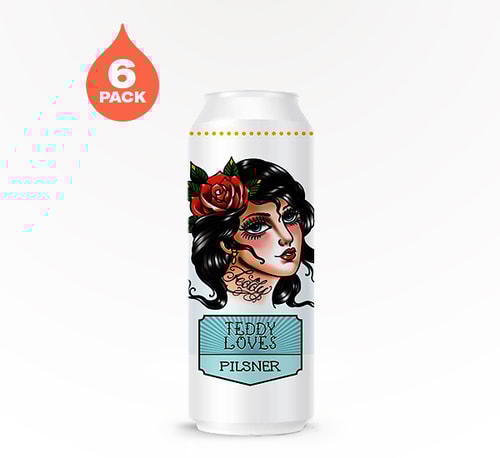 Fat Bottom Brewing Teddy Loves Pilsner 6 Cans (16oz)