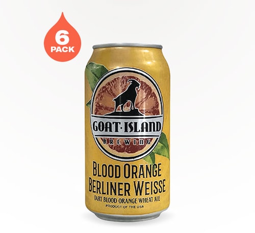 Goat Island Brewing Blood Orange Berliner Weisse 6 Cans (12oz)