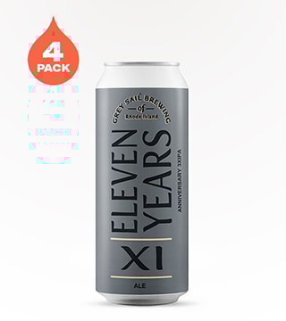 Grey Sail Brewing Eleven Years Anniversary Triple IPA 4 cans 16 oz