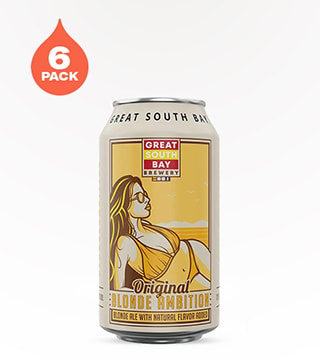 Great South Bay Brewery Blonde Ambition Blonde Ale 6 Cans 12oz
