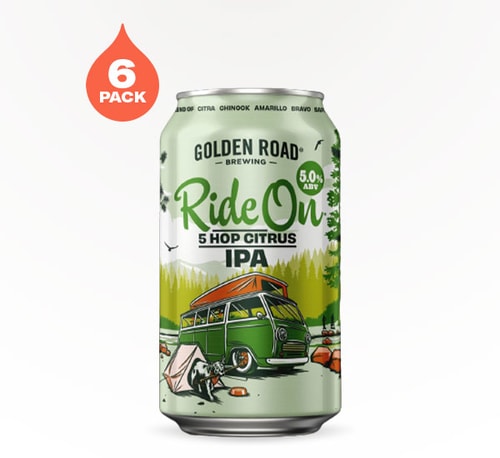 Golden Road Brewing Ride On 5 Hop Citrus IPA 6 Cans (12oz)