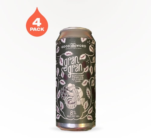 Good Word Brewing Mary George AKA Gran Gran Sour Ale 4 Pack (16oz)