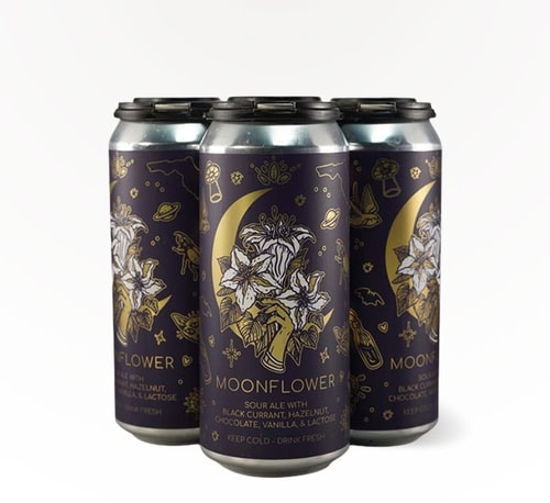 Hidden Springs Ale Works Moonflower Sour Ale 4 Pack 16oz