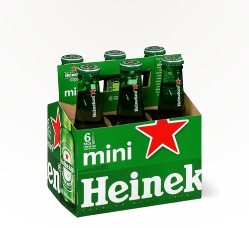 Heineken Lager 6 Bottles 12oz