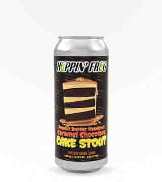 Hoppin' Frog Brewery Peanut Butter Hazelnut Caramel Chocolate Cake Stout 16oz (Can)