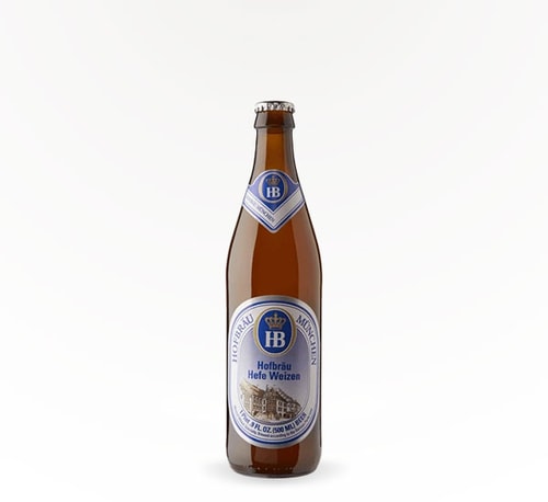 Hofbrau Munchen Hefeweizen Weizen or Weissbier German Wheat and Rye Beer 16.9oz (Bottle)