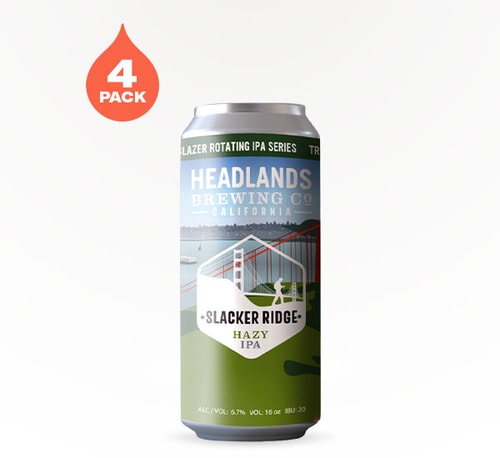 Headlands Brewing Slacker Ridge Hazy IPA 4 Pack (16oz)