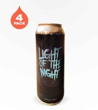 Hidden Hand Brewing Light of the Night Imperial Stout 4 Cans 16 oz